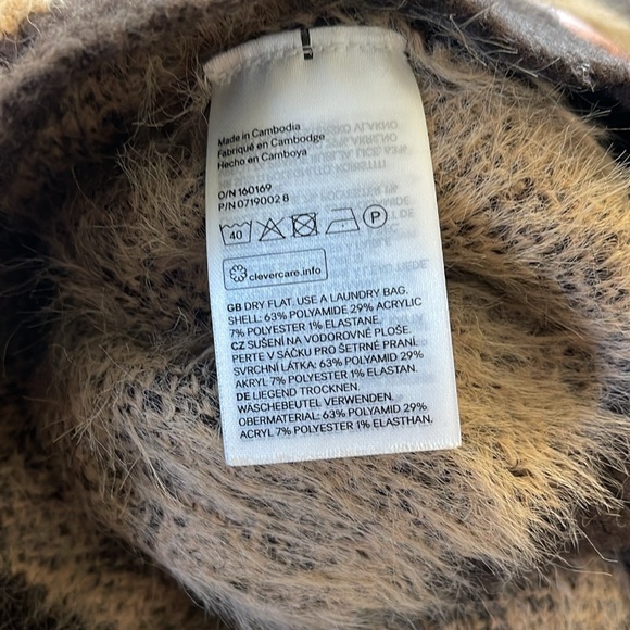 NWOT Leopard Print Brown Sweater - Picture 8 of 10